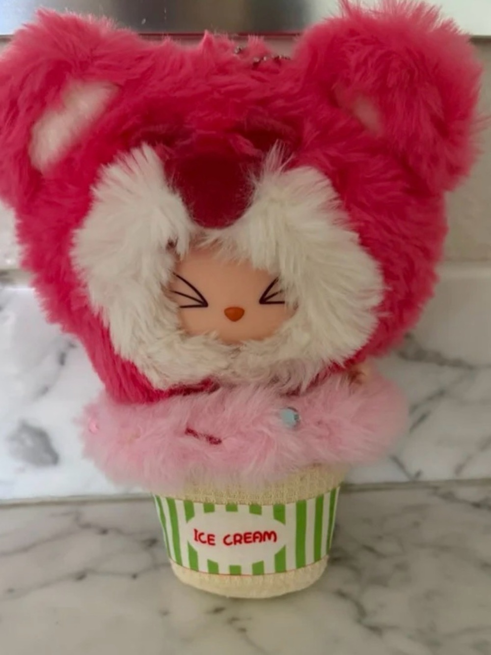 Labubu clothes ice cream pink outfit fluffy lotso the bear Toy Story